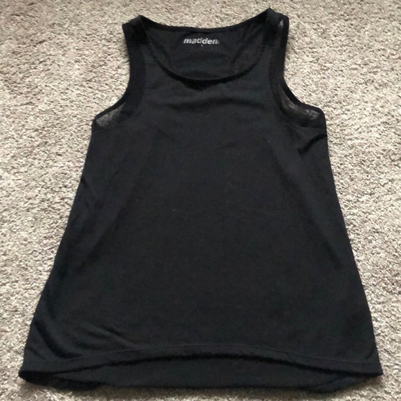 𝅺BLACK Athletic Tank top - Picture 2 of 3